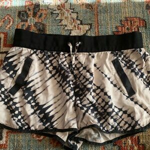 blanc noir Venice Silk Shorts